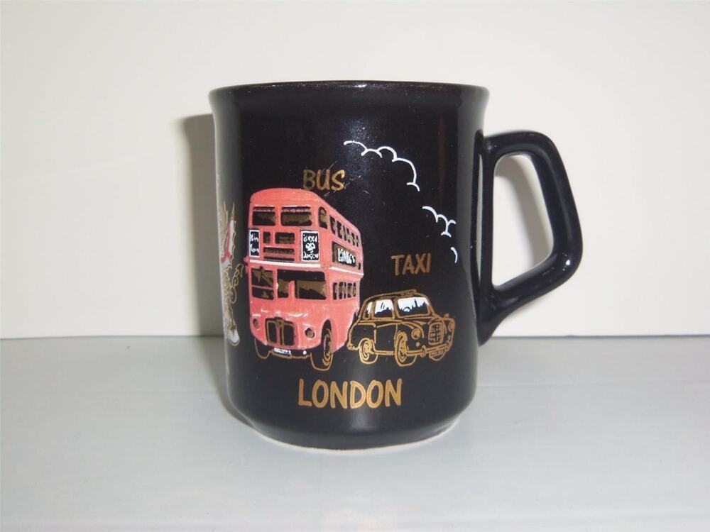 London Big Ben Bus Taxi Mug Cup -011302